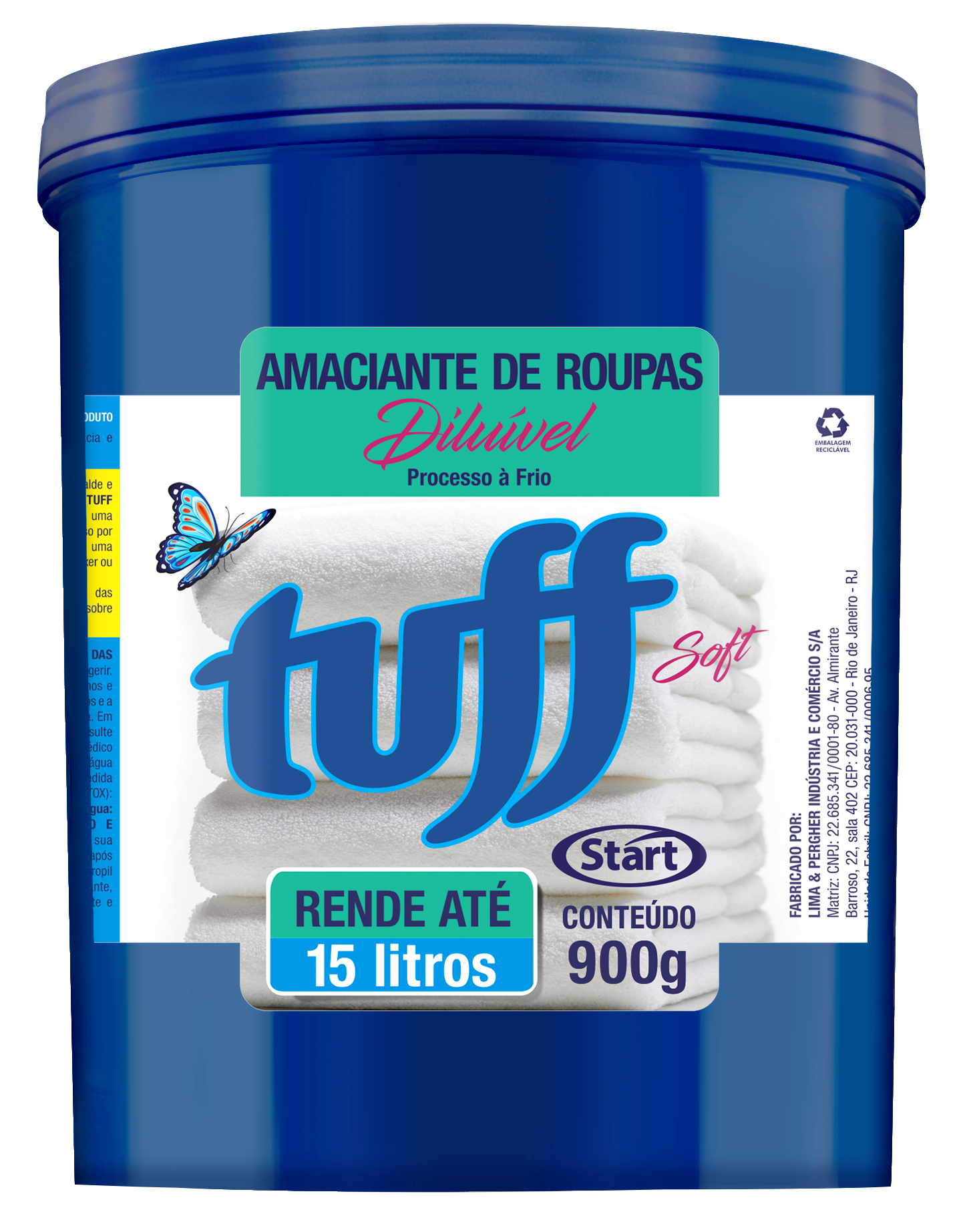 Amaciante De Roupas Diluível Tuff Soft