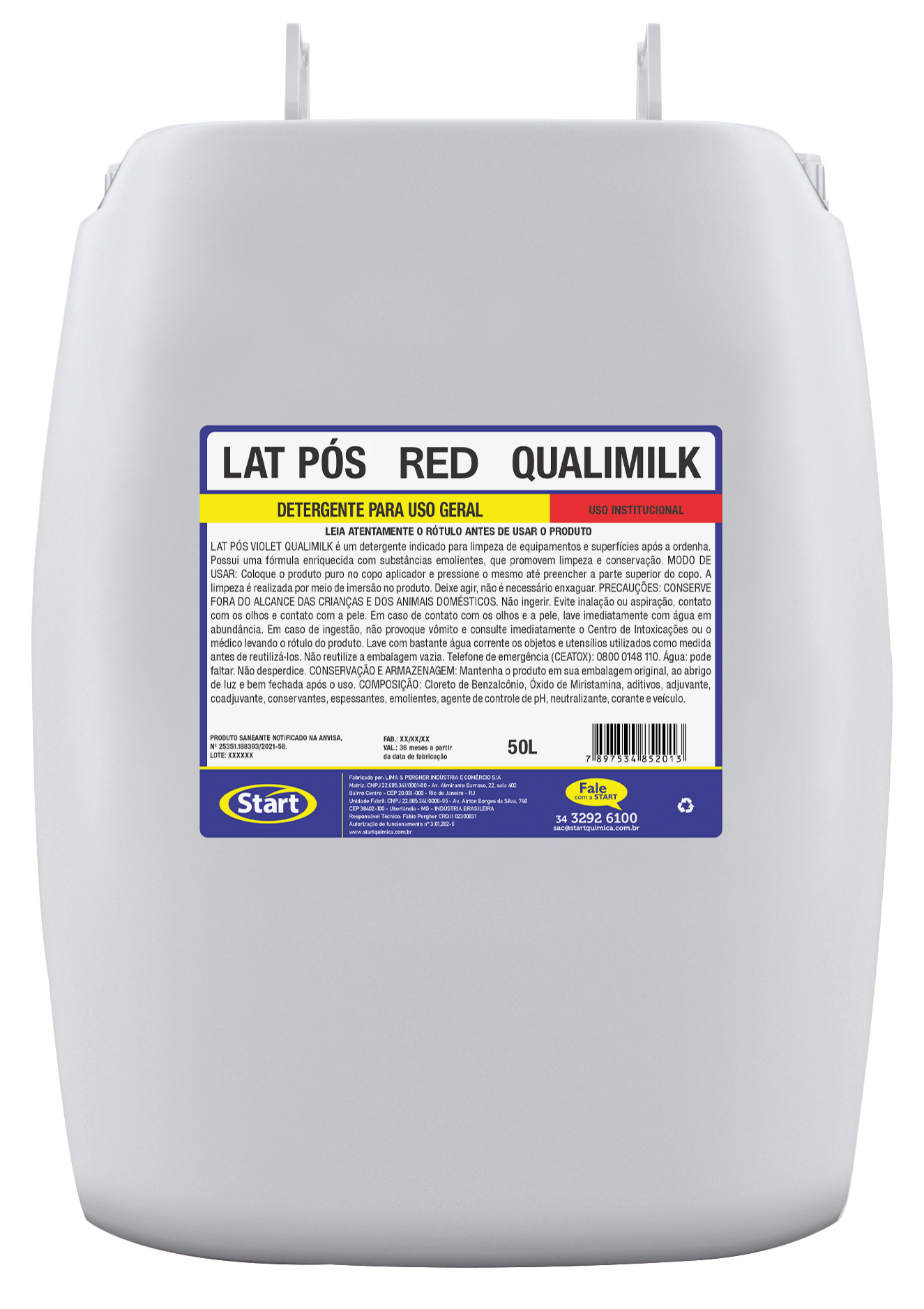 LAT POST RED QUALIMILK 50L