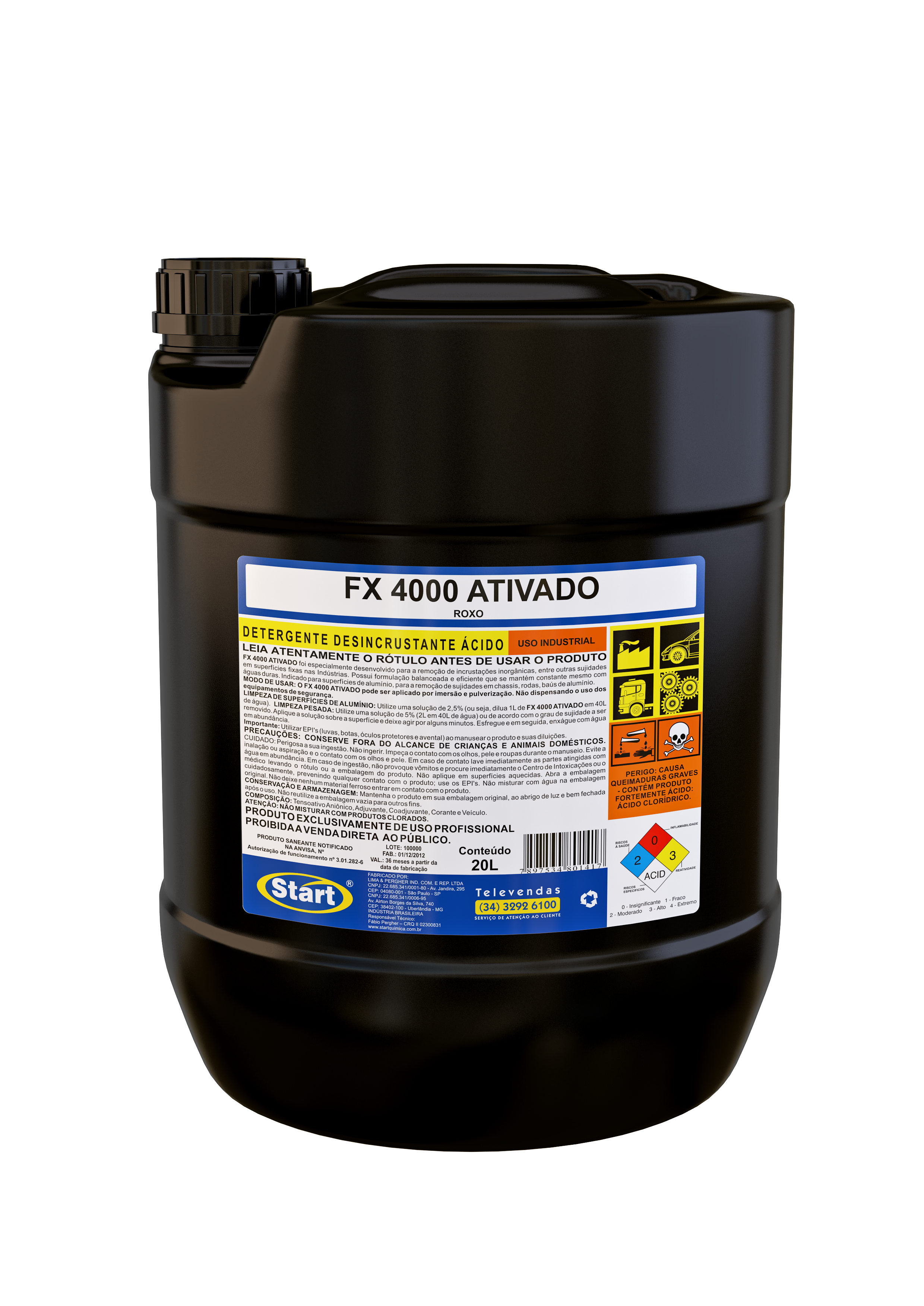 FX 4000 ACTIVATED SCALE REMOVER