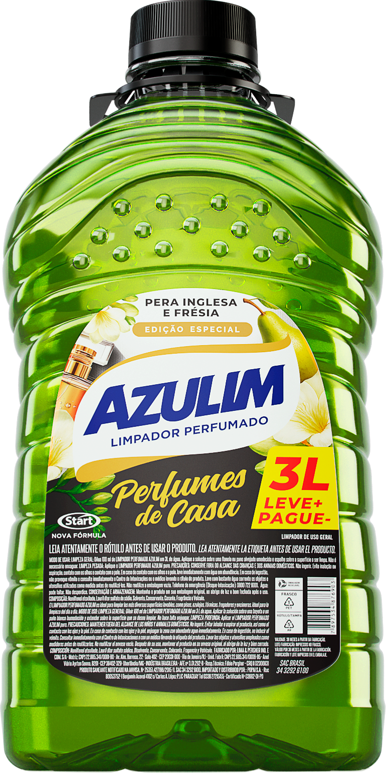 Azulim Scented Cleaner Home Fragrances Special Edition Fine Perfumery Pear & Freesia