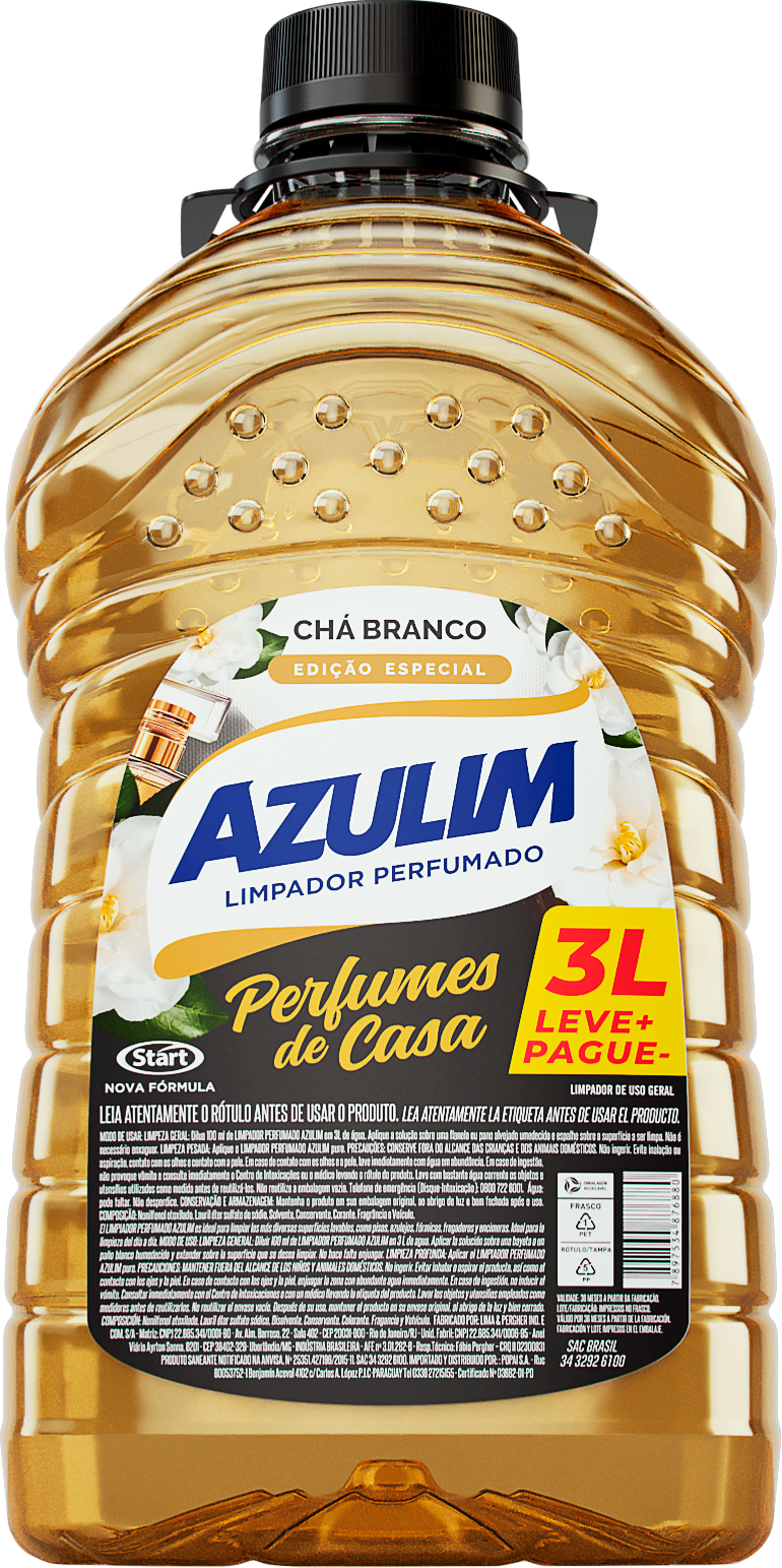 Azulim Scented Cleaner Home Fragrances Special Edition Fine Perfumery White Tea