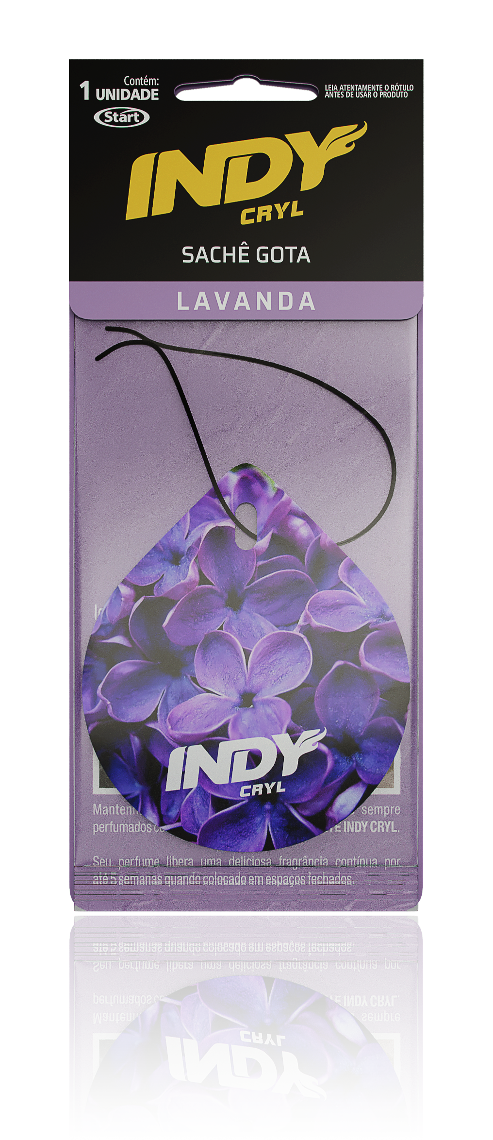 INDY CRYL LAVENDER SCENT DROPLET SACHET