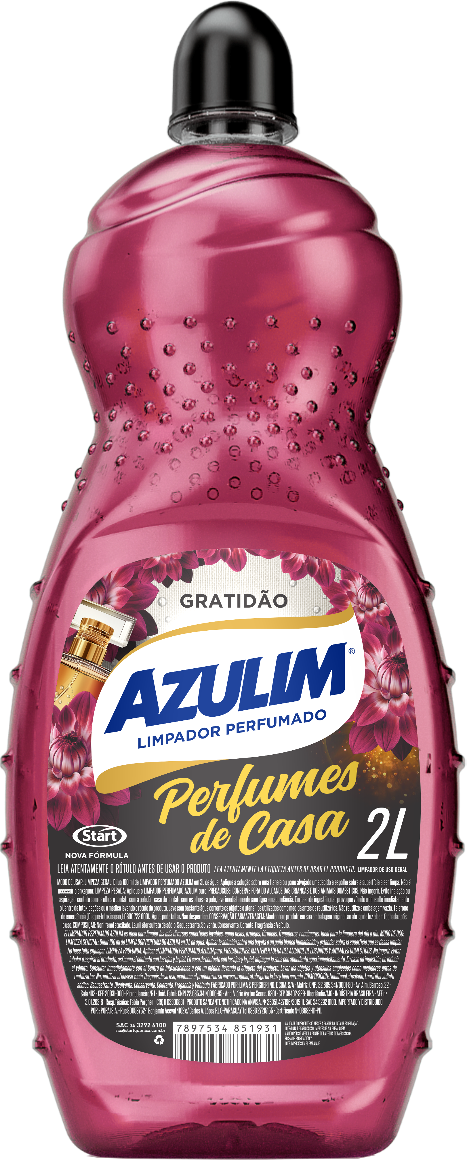 Azulim Scented Cleaner Home Fragrances Gratitude