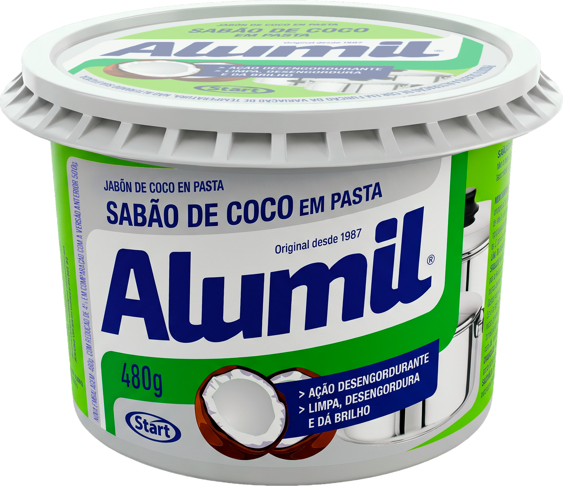 Alumil Coconut Metal Polish Paste