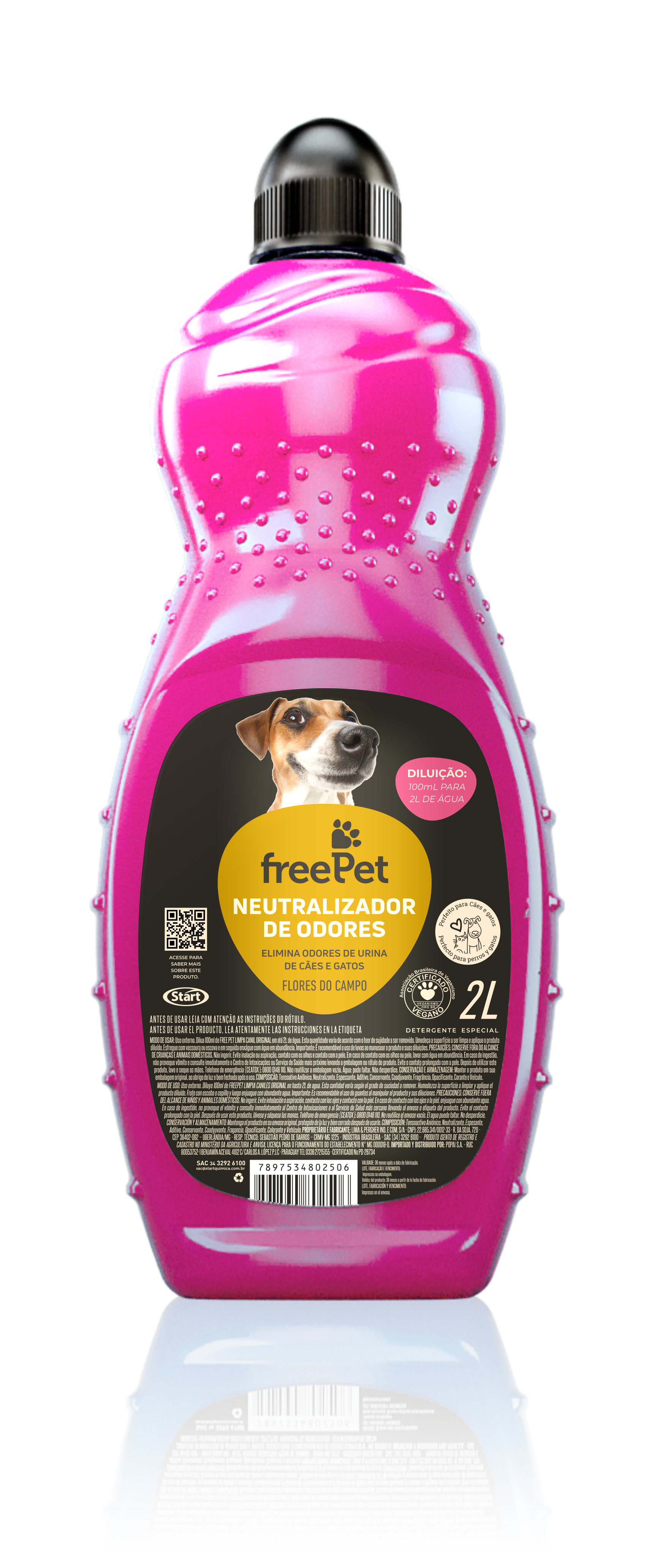 NEUTRALIZADOR DE ODORES FLORES DO CAMPO FREE PET