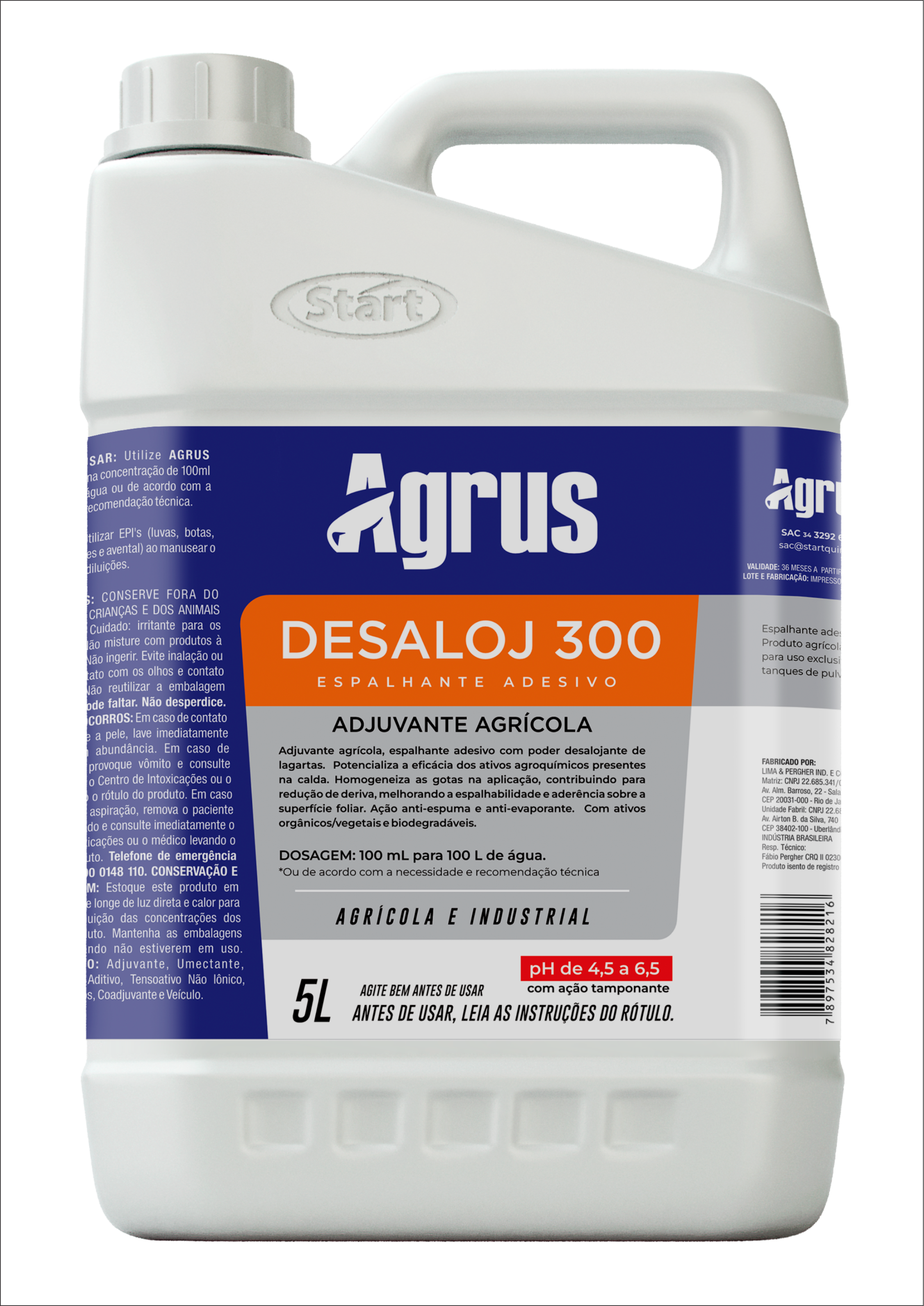 Coadyuvante Humectante y Adherente Desaloj 300