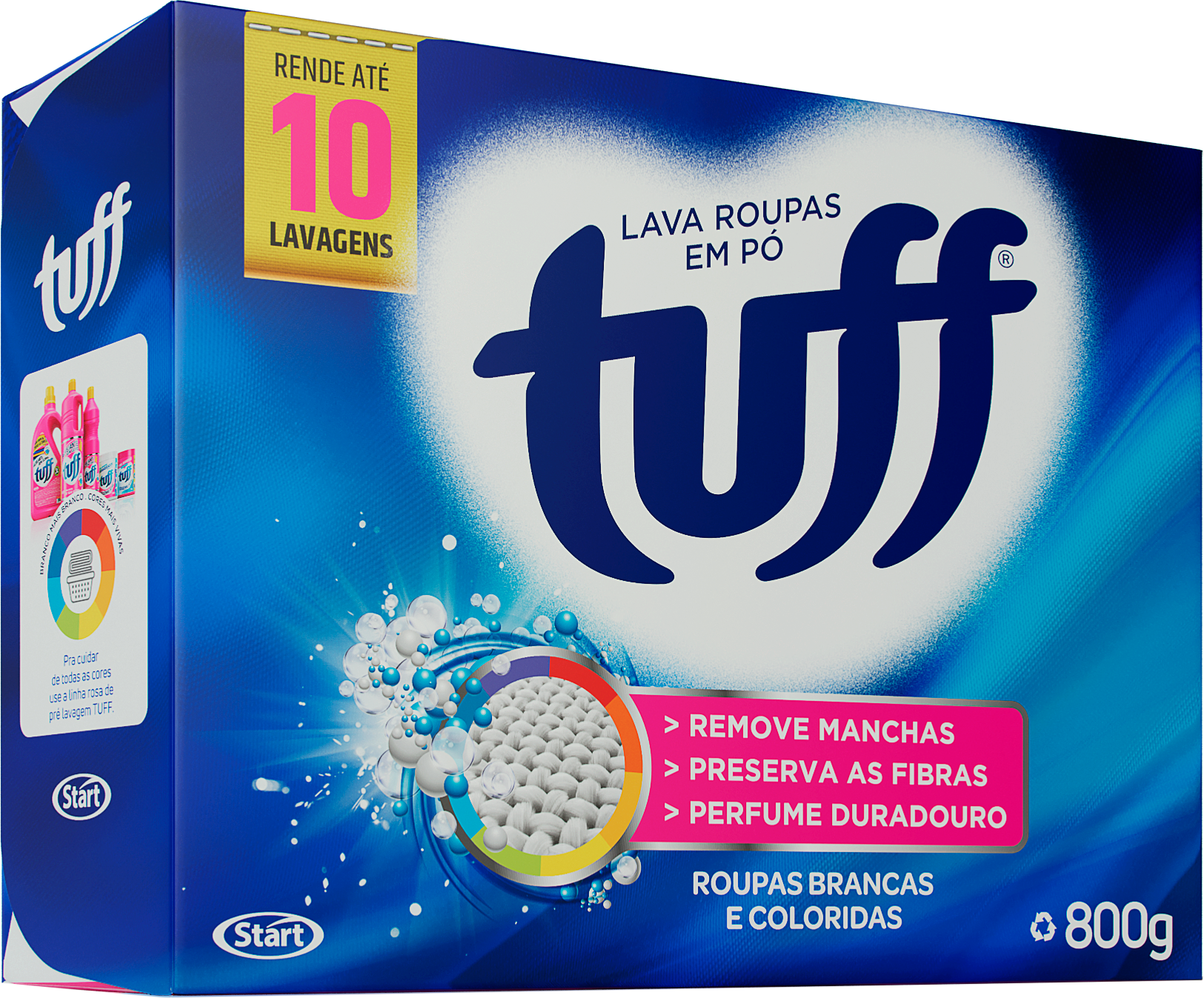 Tuff laundry powder detergent 800G box