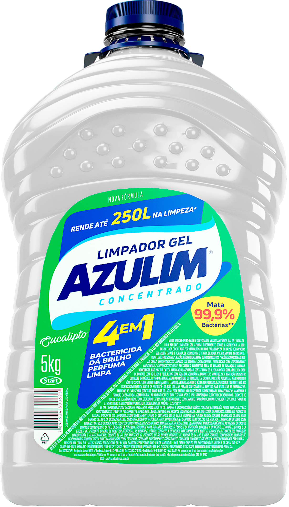 Azulim Eucalyptus Concentrated Gel Cleaner