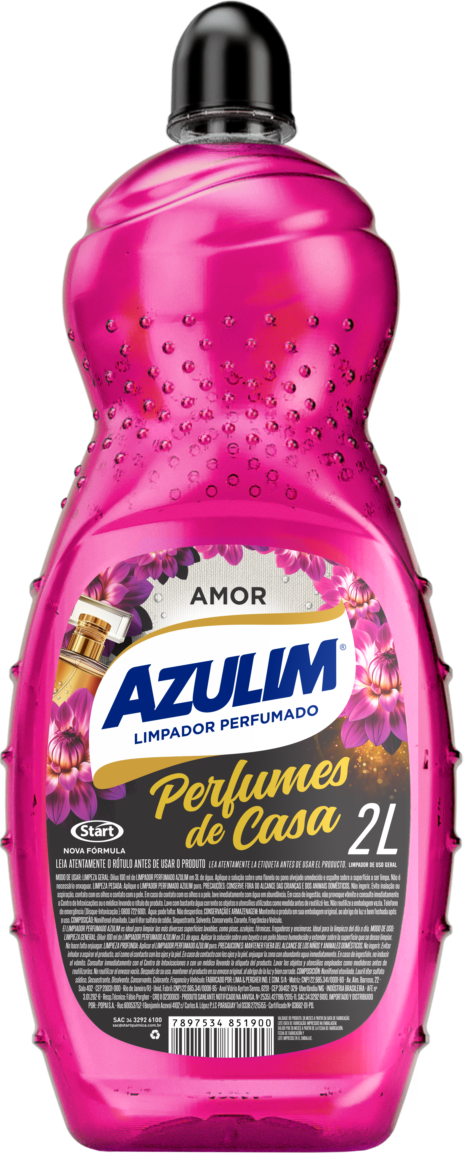 LIMPADOR PERFUMADO AMOR AZULIM