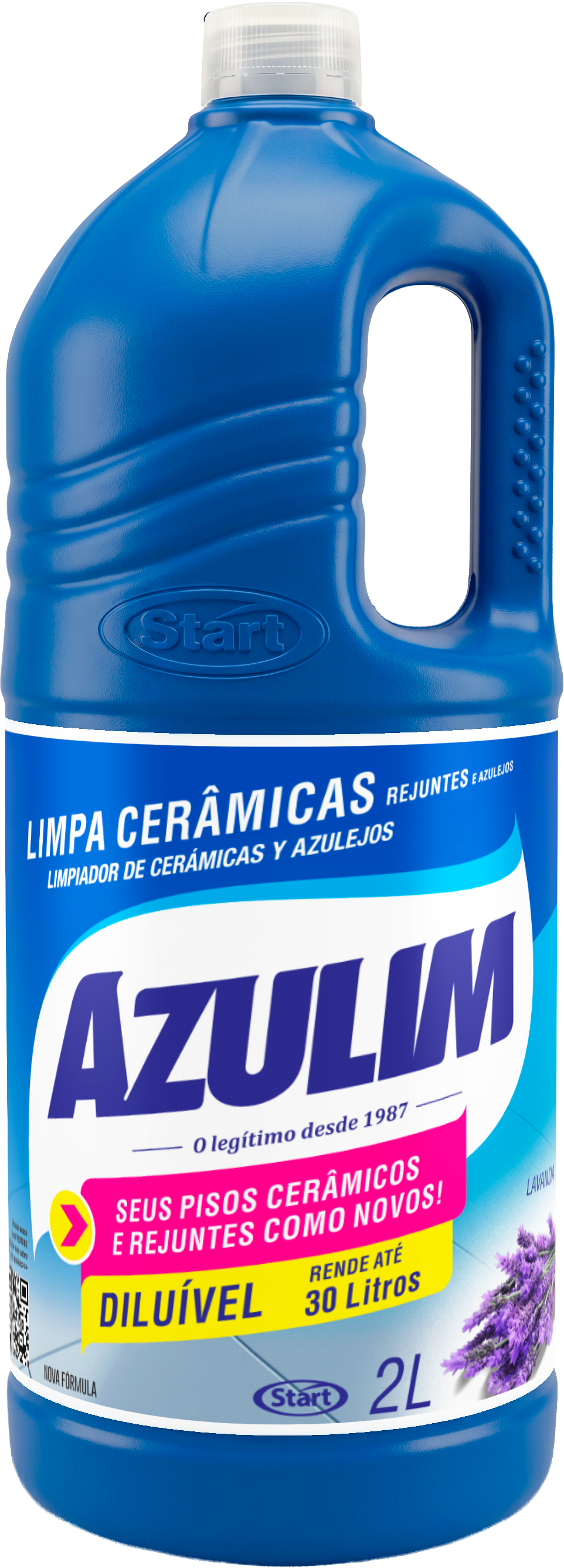 AZULIM LIMPIADOR DE CERÁMICAS Y AZULEJOS 6X2L LAVANDA