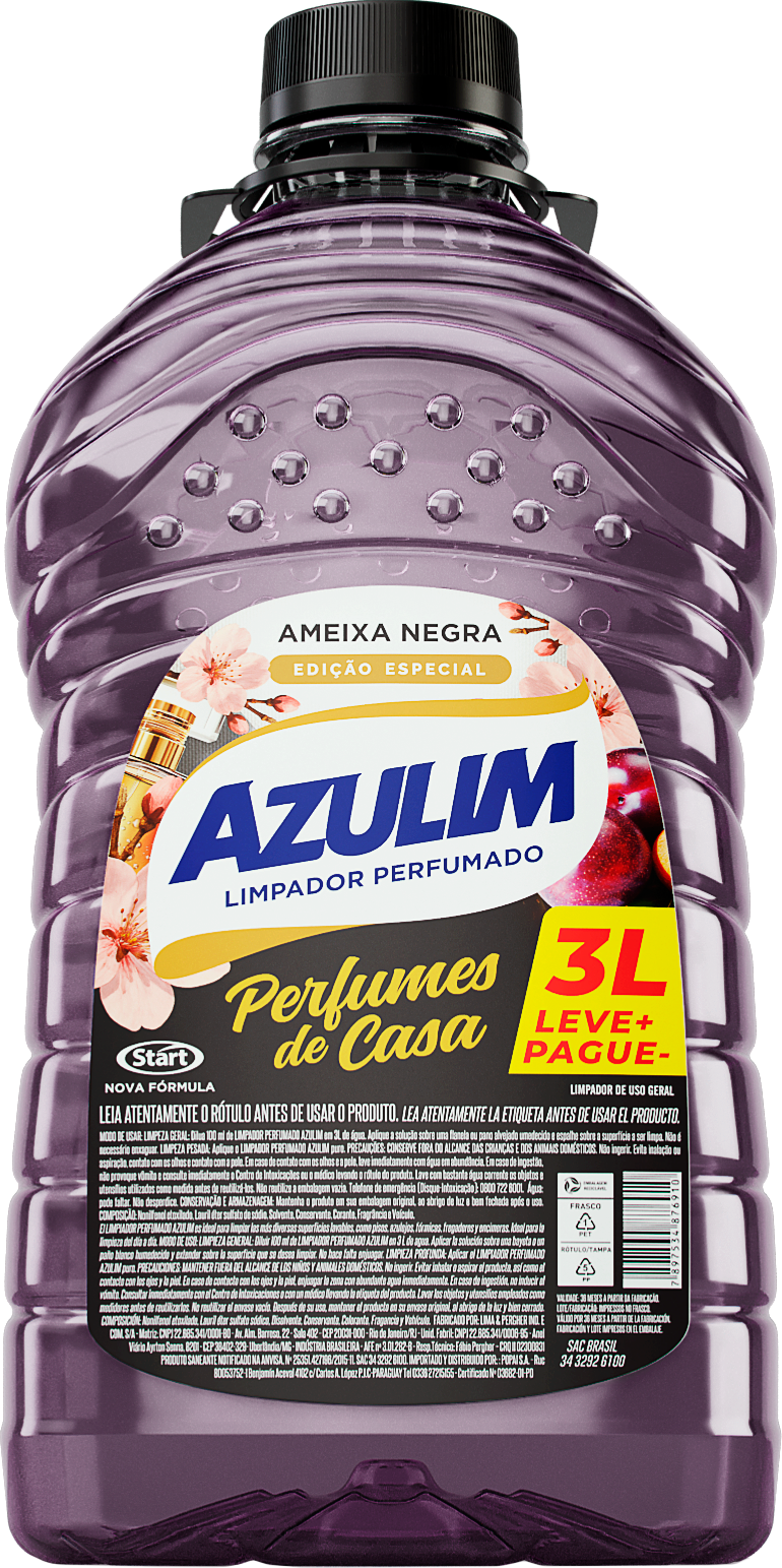 Azulim Scented Cleaner Home Fragrances Special Edition Fine Perfumery Black Plum