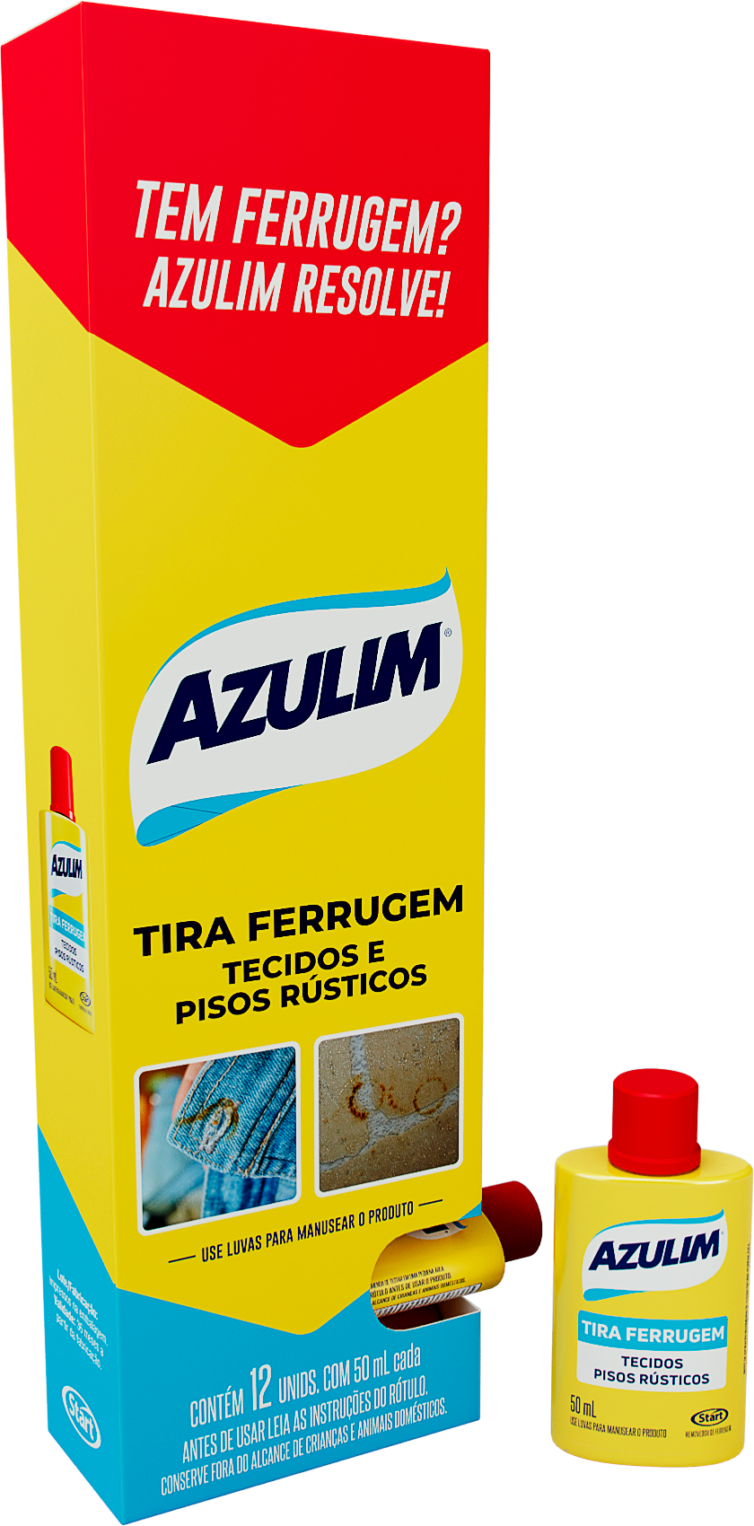 Tira Ferrugem Azulim  50mL - Cartucho