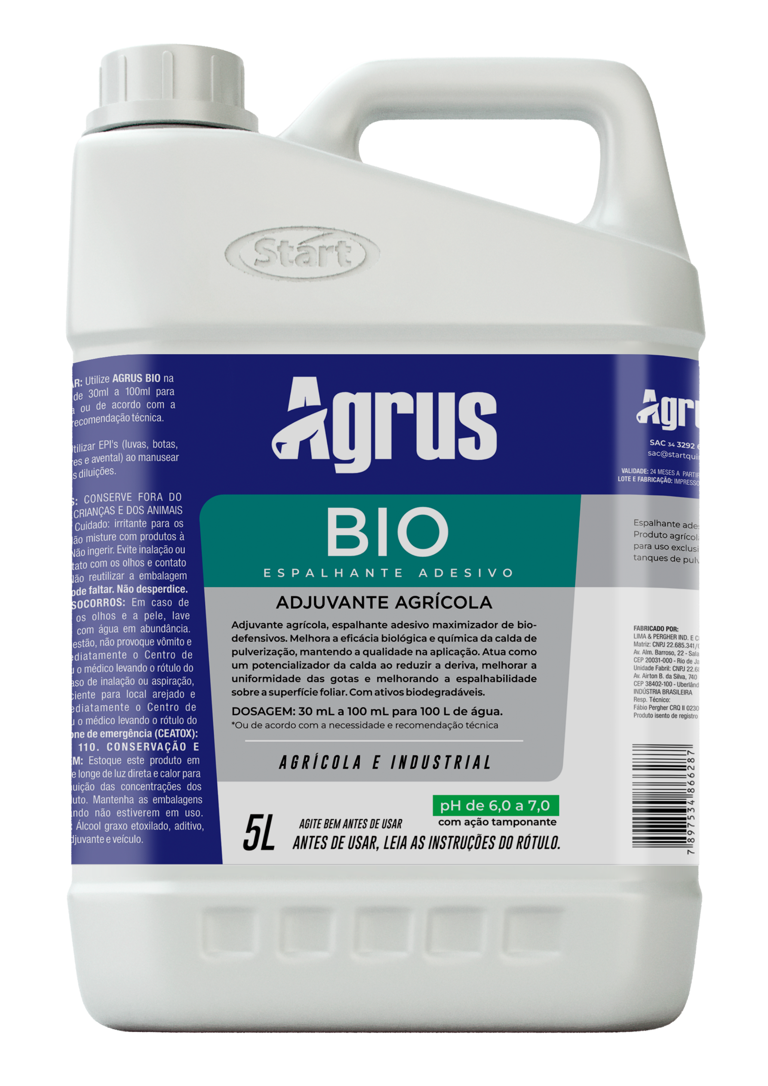 Coadyuvante Humectante y Adherente Agrus Bio