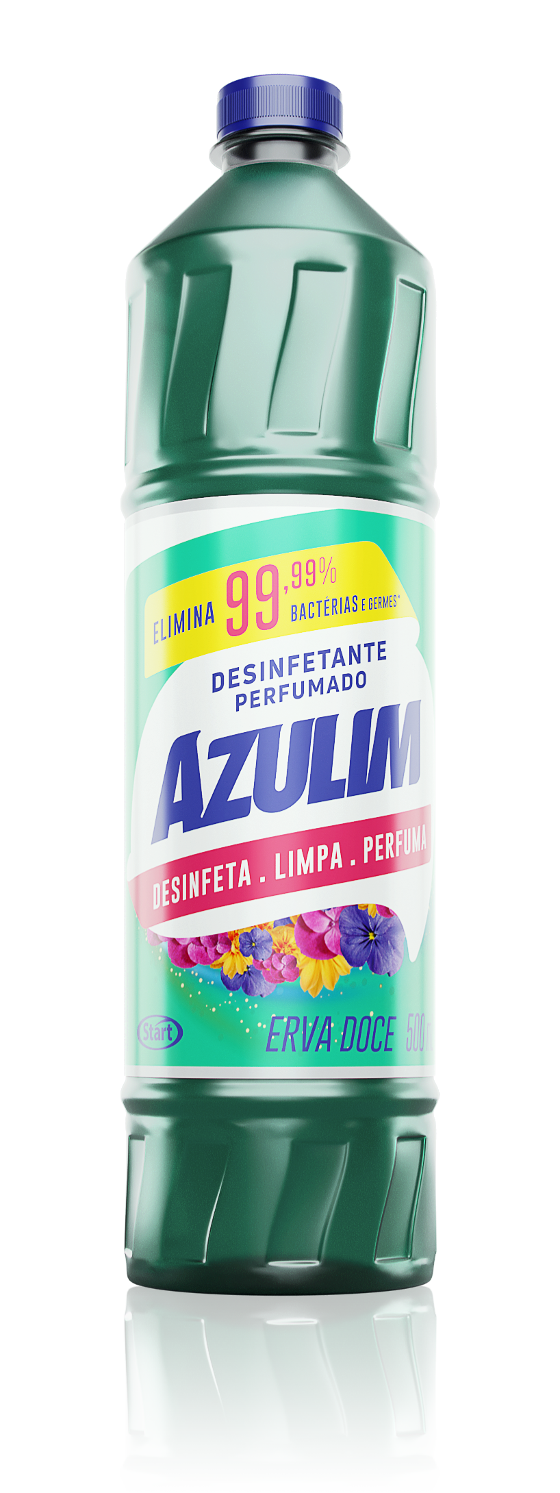 Desinfetante Perfumado Azulim Erva Doce