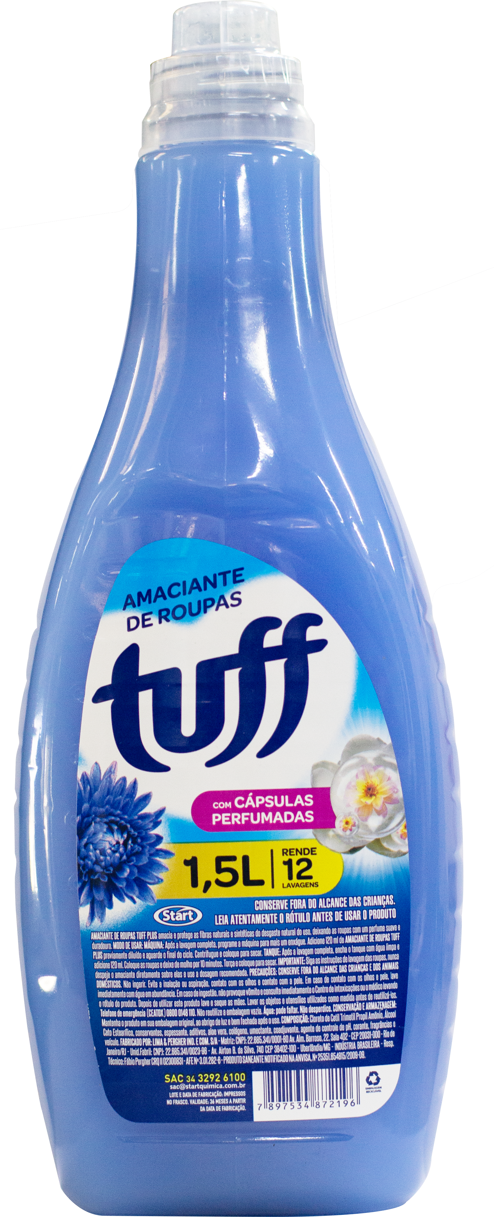 Tuff Plus Blue Fabric Softener