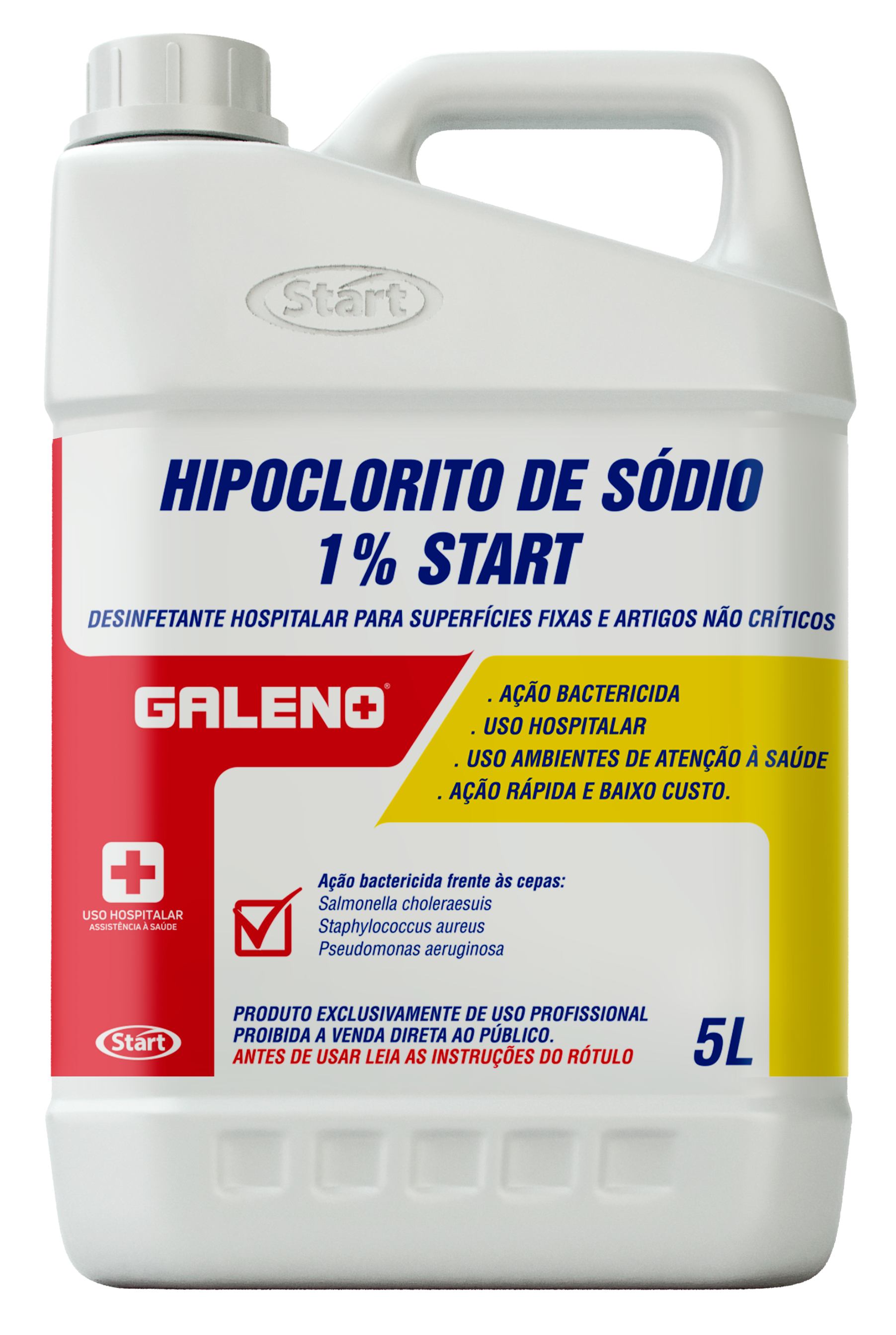 Hipoclorito de Sodio 1% Start Galeno