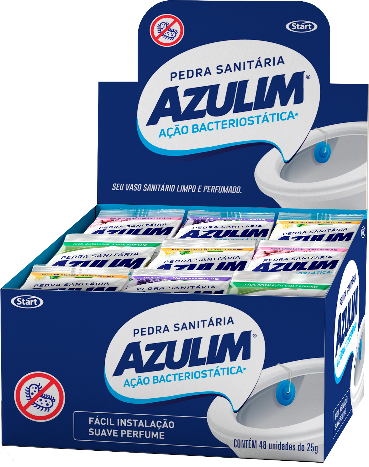 Pedra Sanitária Azulim Mista