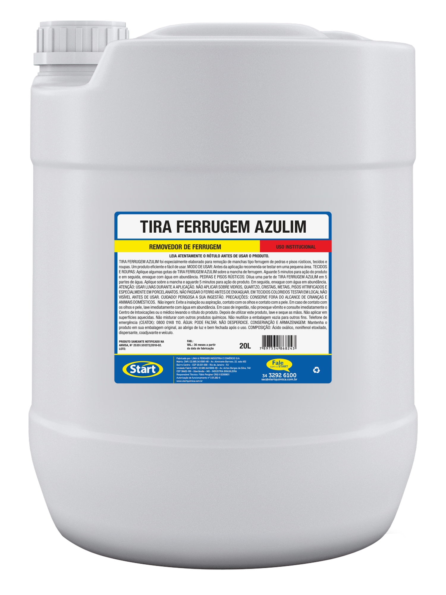 Tira Ferrugem Azulim 20L