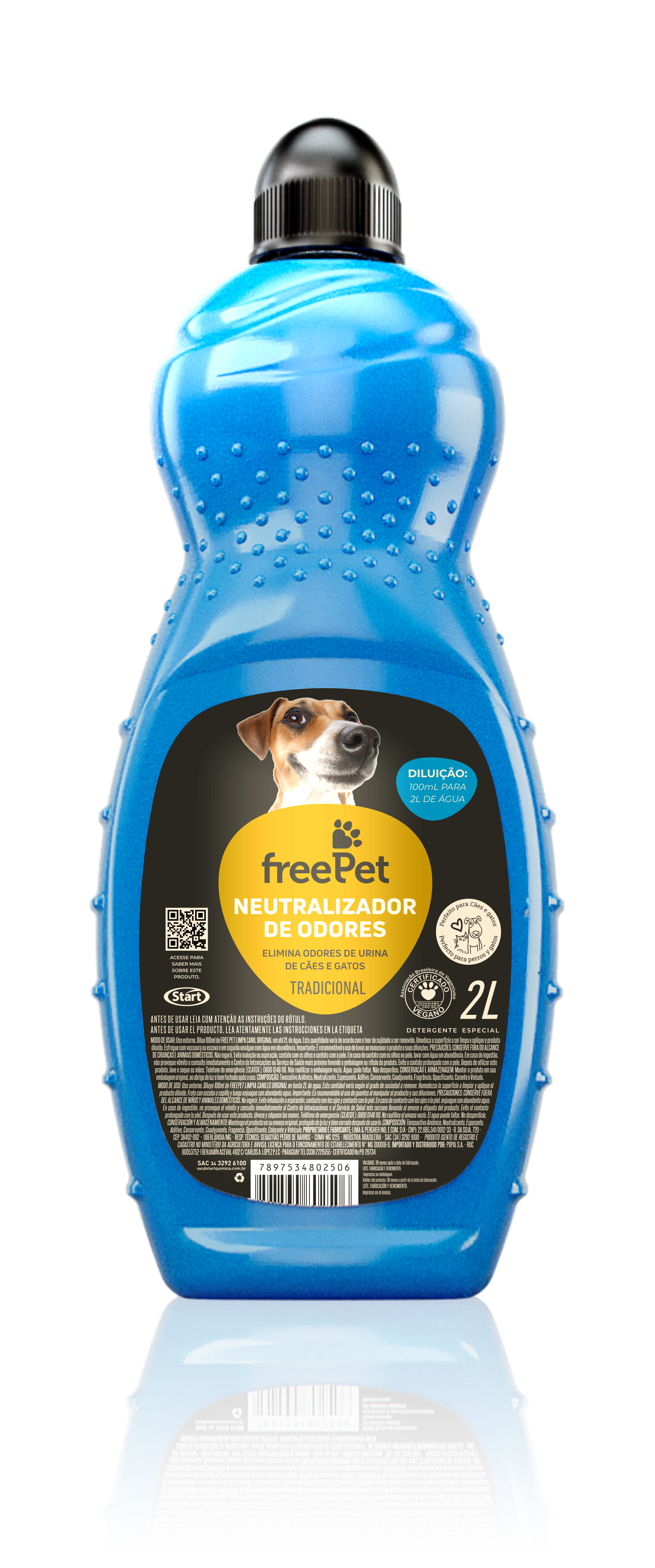 NEUTRALIZADOR DE ODORES TRADICIONAL FREE PET