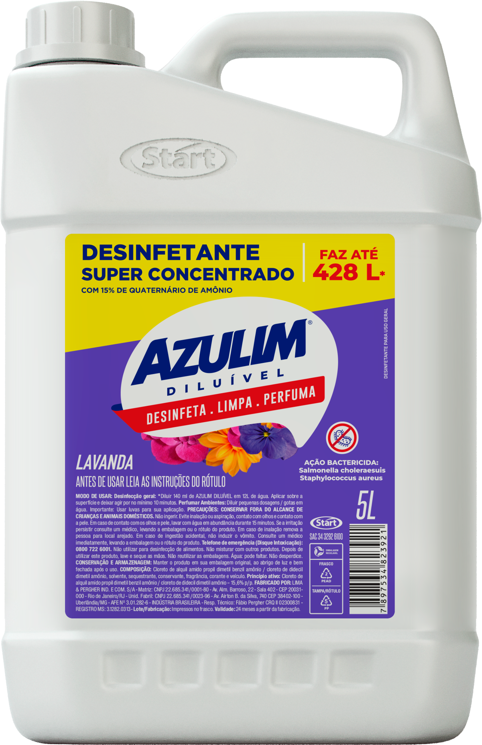 Azulim Super-Concentrated Dilutable Disinfectant