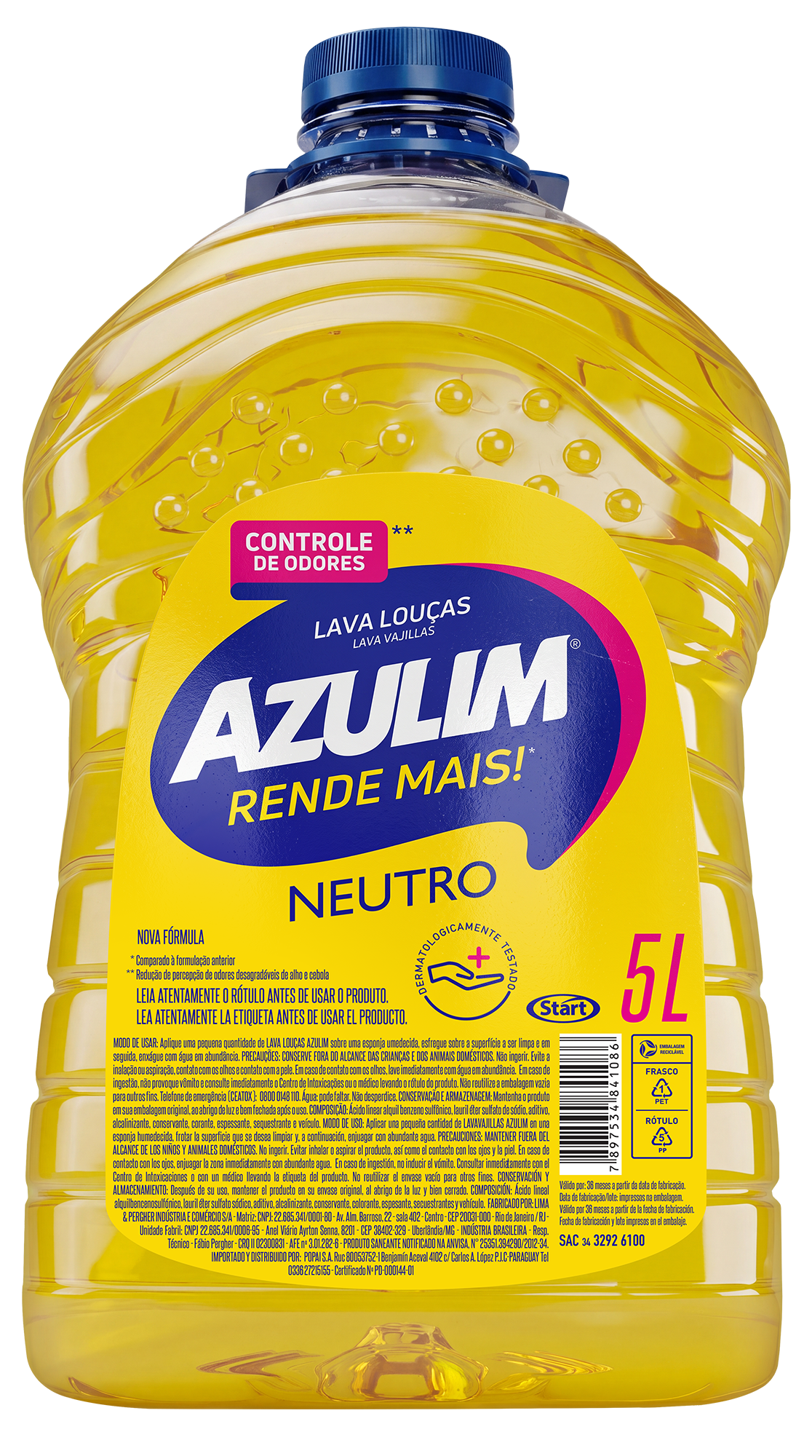 Lava Louças Azulim Neutro